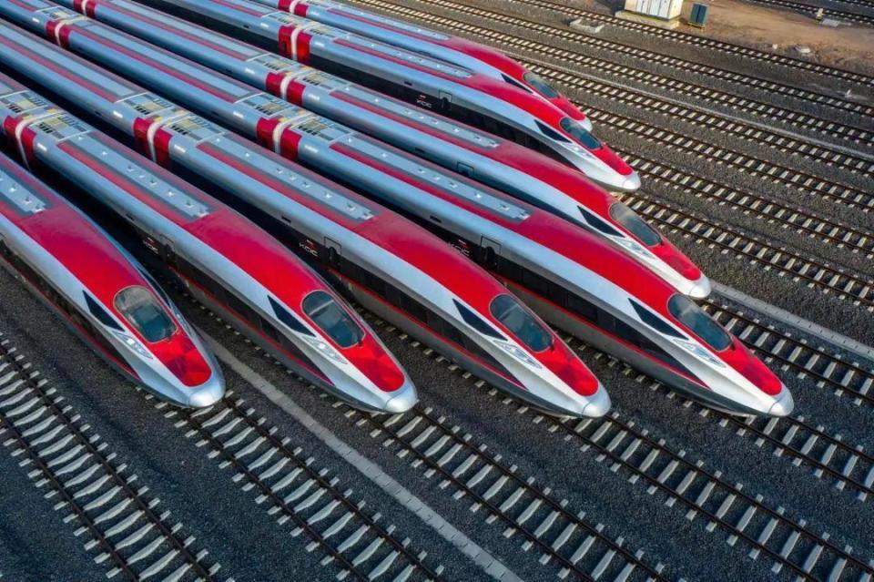 ?雅萬高鐵動車組。中國中車供圖。
