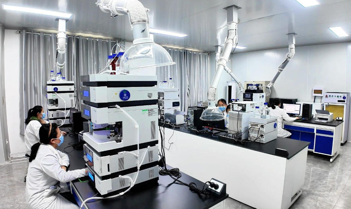 鑫煜制藥檢驗中心。受訪企業(yè)供圖