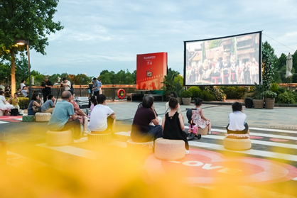 上海國際電影節(jié)露天放映。主辦方供圖