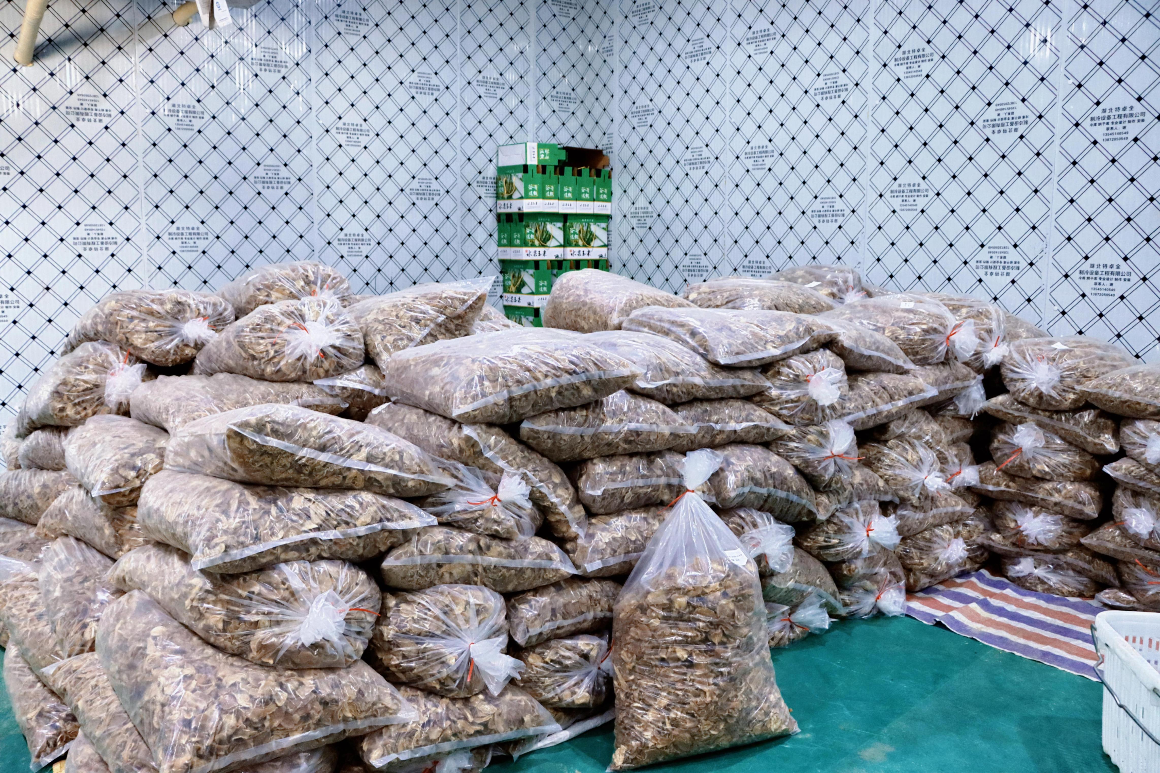 農(nóng)戶家中存儲(chǔ)的農(nóng)產(chǎn)品。受訪方供圖