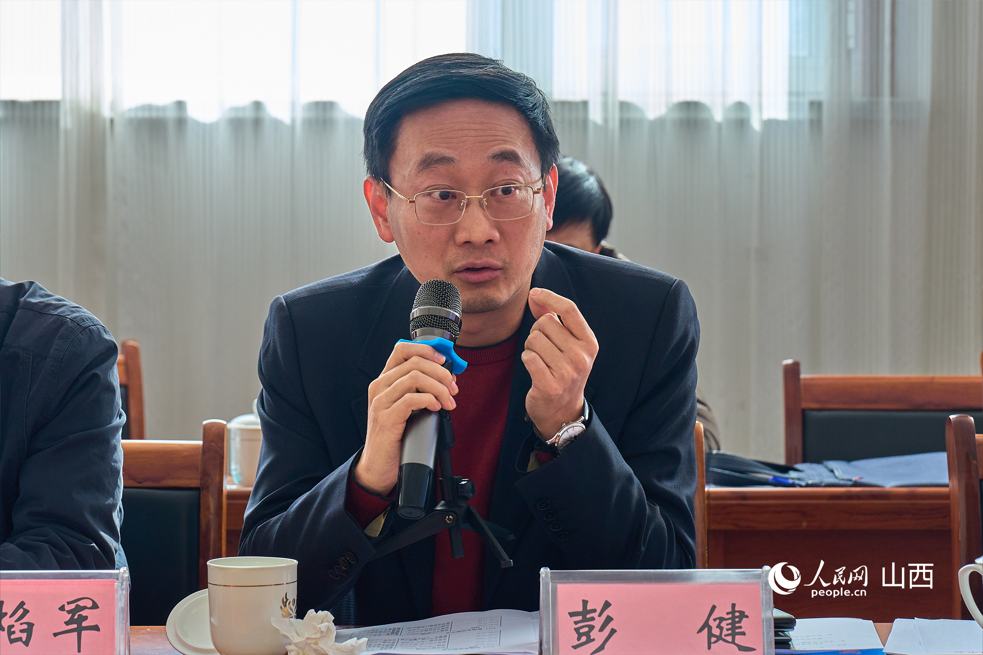 文化和旅游部文化和旅游研究基地（中國傳媒大學(xué)）主任彭健。人民網(wǎng) 張超寧攝